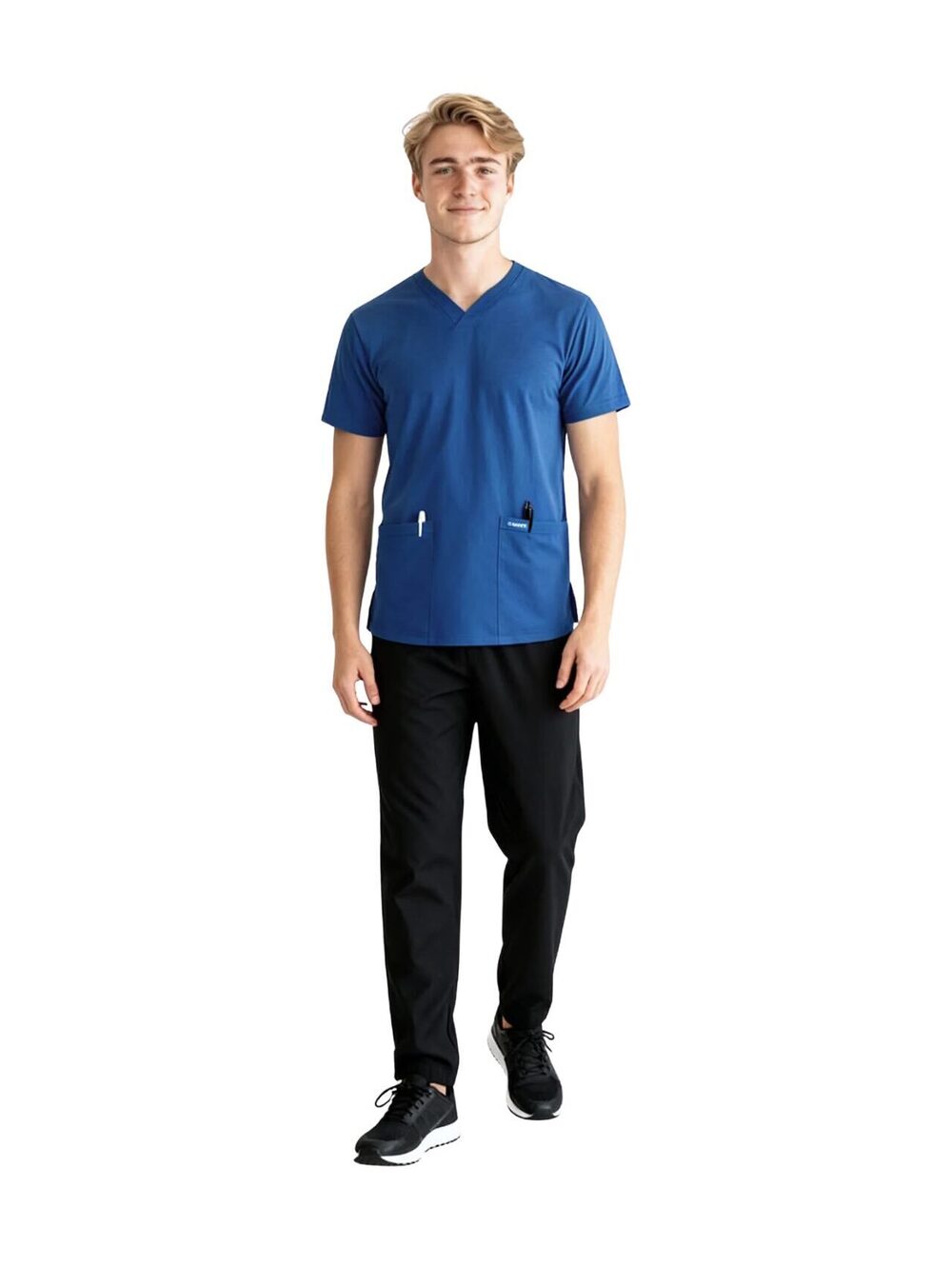 WonderWink Unisex Medical Scrub Top Royal Blue Size Small